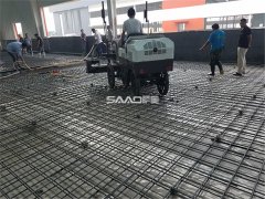 混凝土激光整平機施工后如何保護好地面？